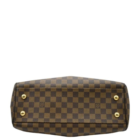 LOUIS VUITTON  Trevi PM Damier Ebene Satchel Shoulder Bag Brown - Picture 10 of 13